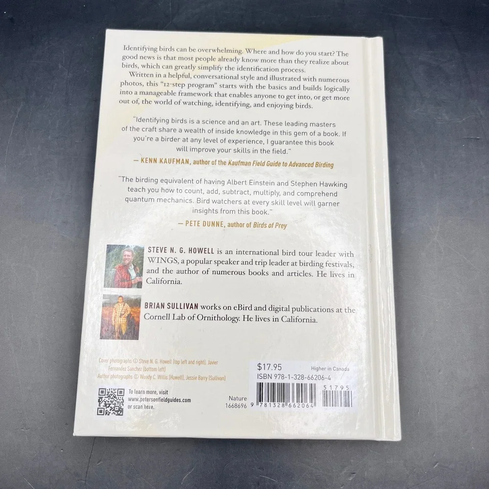 Peterson Guide to Bird Identification in 12 Steps Book Howell‎ Sullivan